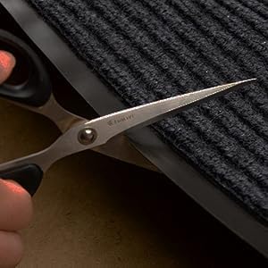TANYOYO 3' X 10' Commercial Grade Door Floor Mat Brush Step Entrance Mat Vinyl Backed Utility Doormat Heavy Duty Floor Rugs Commercial Outdoor Carpet Indoor Entrance Mat,Black