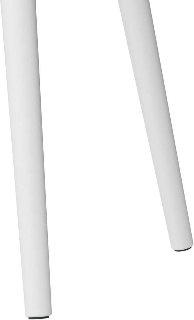 Bush Furniture Nora 54W Writing Desk in Pure White | Computer Table for Home Office Workspace or Entryway