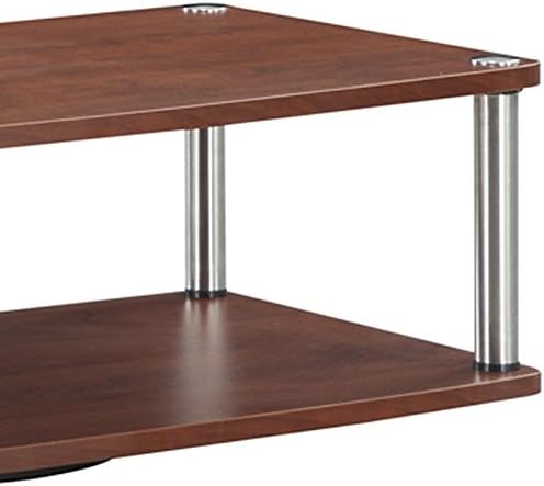 Convenience Concepts Designs2Go XL Two Tier Swivel Riser, Cherry