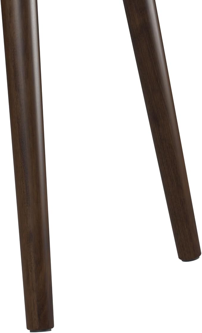 Bush Furniture Nora 40W Writing Desk in Dark Walnut | Computer Table for Home Office Workspace or Entryway