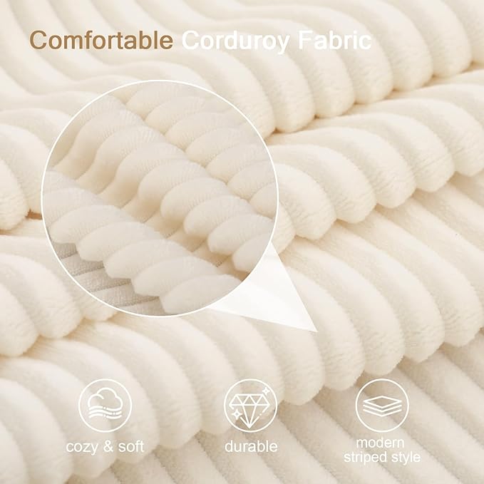 MeMoreCool Boneless Folding Sofa Bed Queen, Corduroy Convertible Sleeper Chair, Foldable Foam Mattress Chair, Comfy Fold‑Out Futon Couch Bed, Large Floor Sofa Couch for Living Room Guest