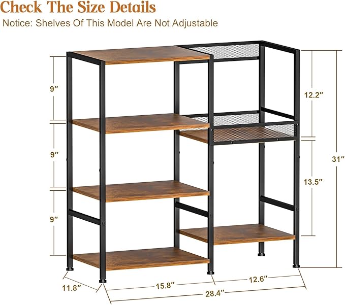 Record Player Stand Table with Vinyl Record Storage Holder-Up to 200+ Albums, Small Media Cabinet Console Table Stereo Stand Tower, Audio Video Shelving/Turntable Stand Shelf for Entertainment Center