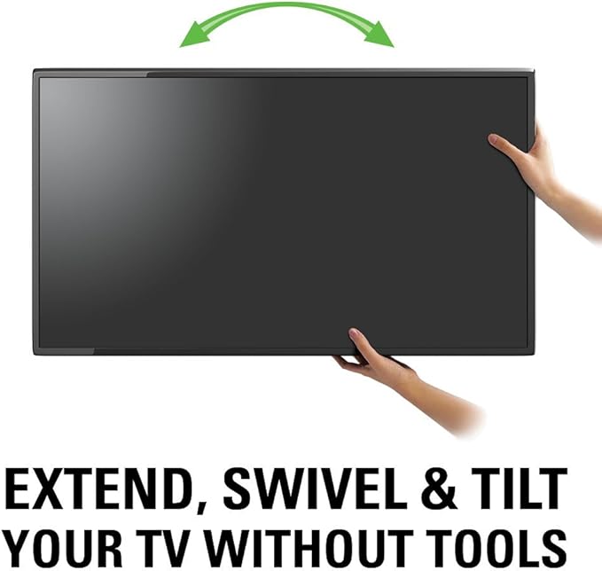 Sanus MLF13-B1 Articulating Universal Wall Mount for 37-80-Inch Screen BLack