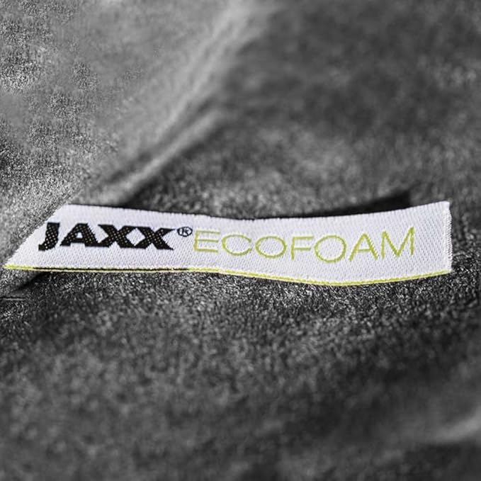 Jaxx 6 Foot Cocoon - 2-in-1 Convertible Bean Bag Bed & Large Bean Bag Chair for Adults, Charcoal