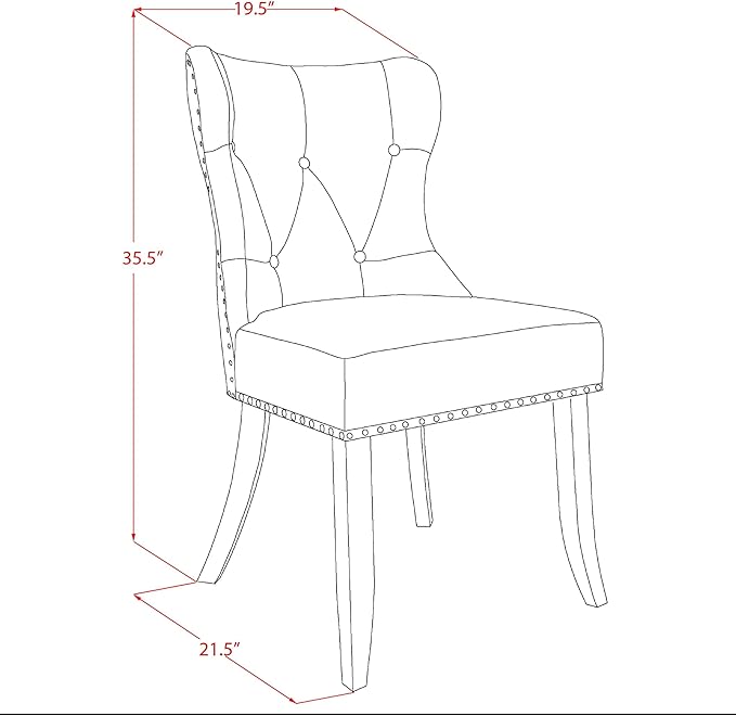 East West Furniture OXSI5-AWA-04 5 Piece Dinette Set for Small Spaces Contains a Square Modern Dining Table and 4 Upholstered Parson Chairs, 36x36 Inch, Antique Walnut