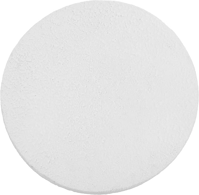 JONATHAN Y TBL1100A Greta 18" Mid-Century Modern Drum Indoor/Outdoor Accent Table Modern, Contemporary, Minimalist, Scandinavian, Classic, Patio, Garden, Bathroom, Living Room, White