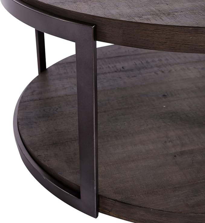 Modern View Round Cocktail Table