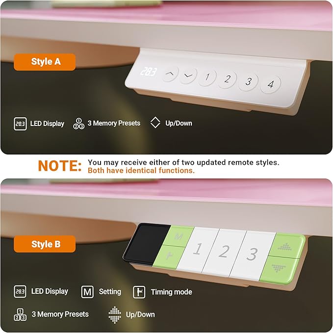 INNOVAR Glass Standing Desk with Drawers, Adjustable Height Stand Up Desk, Electric Standing Desks with Storage, 55 inch, Morandi Powder