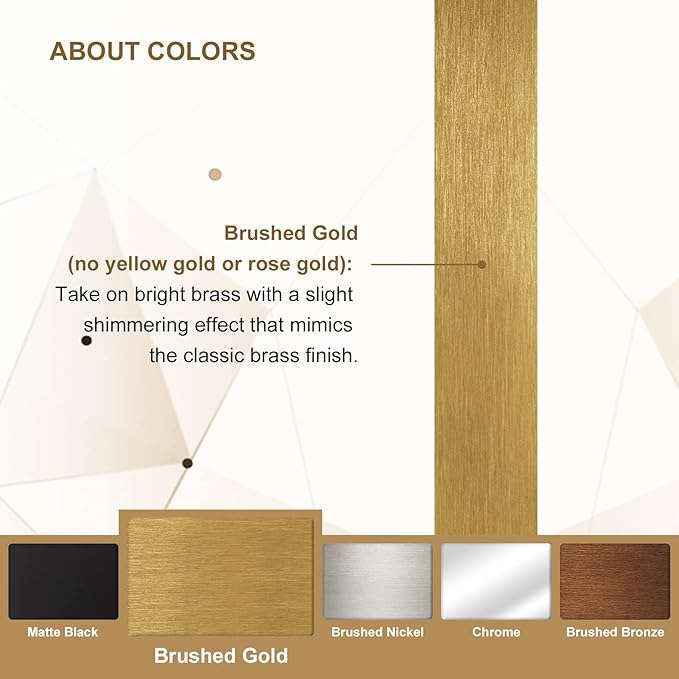 ANDY STAR Gold Oval Mirrors for Bathroom, 20x28 Inch Brushed Gold Stainless Steel Metal Framed Oval Wall Mirror, Modern Vanity Mirror Wall Mount Horizontal or Vertical
