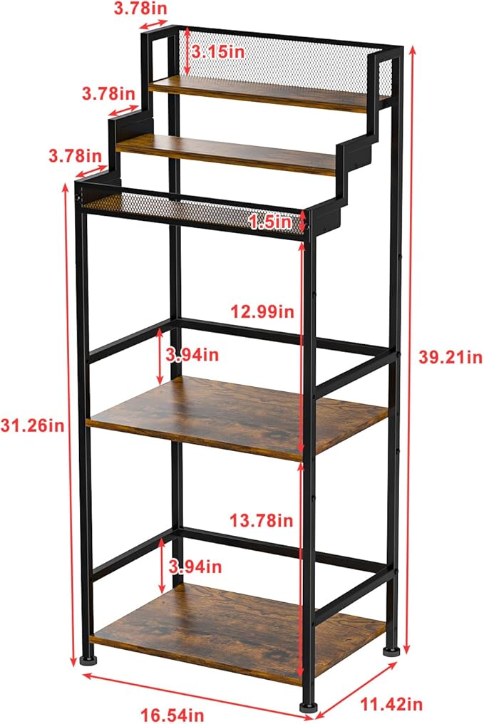 Trapezoidal Liquor Cabinet Bar for Home, Stepped Wine Rack Freestanding Floor, Corner Syrup & Whiskey Stand, Large-Capacity Alcohol Bottle Storage Display Shelf Living Room, Patent Pending