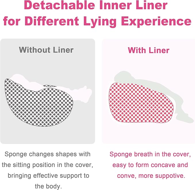 HABUTWAY Bean Bag Chair 3Ft Luxurious Velvet Ultra Soft Fur with High Rebound Memory Foam Bean Bag Chairs for Adults Plush Lazy Sofa with Fluffy Removable Sponge 3' (Hot Pink)