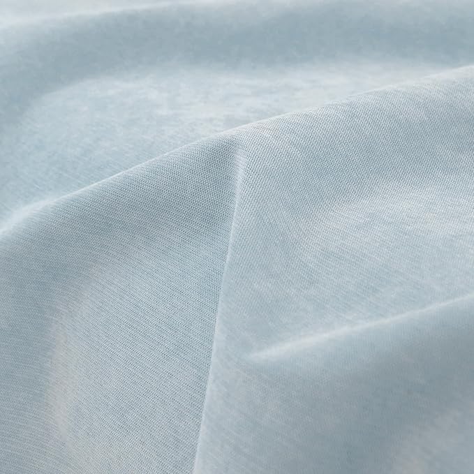STACYPIK Waterproof Sky Blue Loveseat Couch Cover for Sectional, Couch Cover for Dogs, Anti-Slip Anti-Cat Scratch Furniture Protector for 2 Cushion Couch, Modern Couch Cushion Covers for Pets-71X71IN