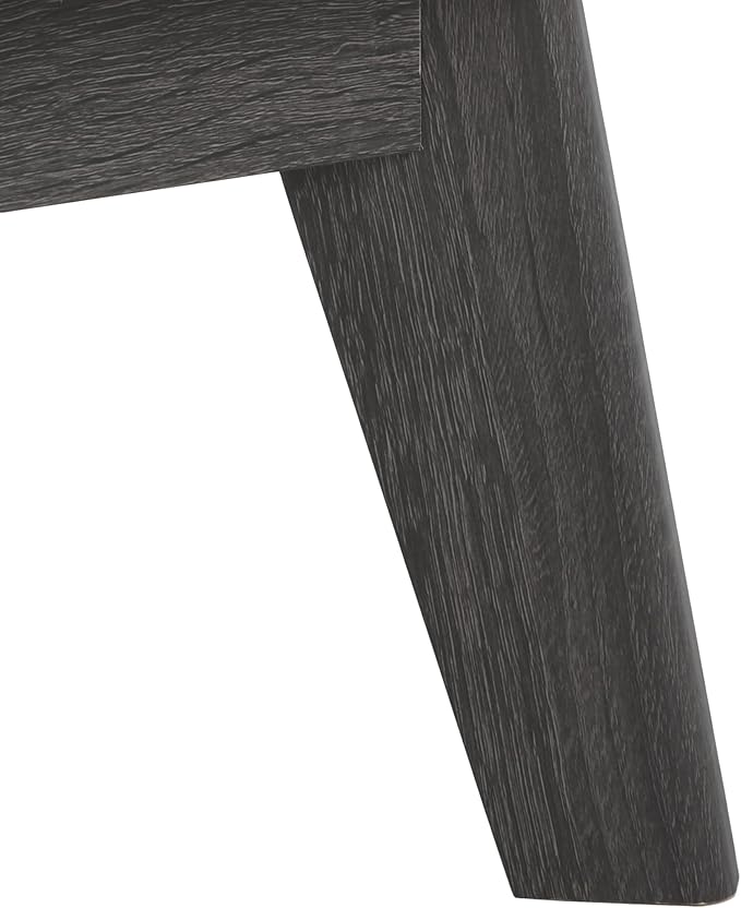 SAFAVIEH ESMA TV Stand for up to 65" Flatscreen – Distressed Black, Sliding Doors with Interior Storage, Entertainment Media Console (MED9640E)