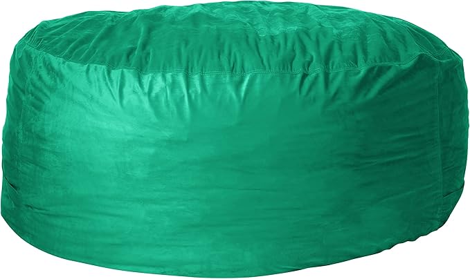 Sofa Sack Bean Bag Chair Cover, 6-Feet, Aqua Marine