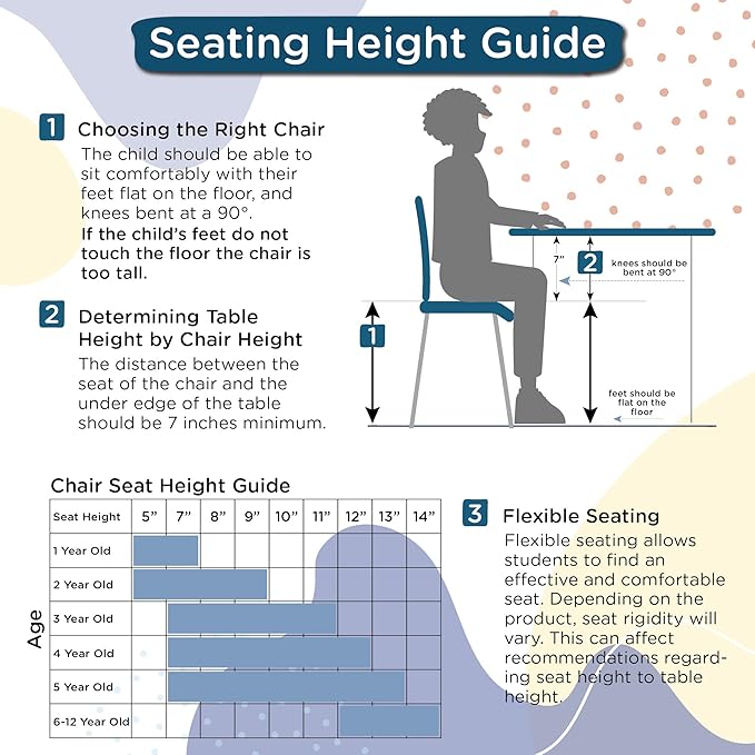 Children’s Factory MyPosture 14" H Child Chair, 4 Pack, Gray with Chrome Legs, AB8014GYC4, Daycare or Classroom Flexible Seating, Kids/Teen Classroom & School Desk Chair
