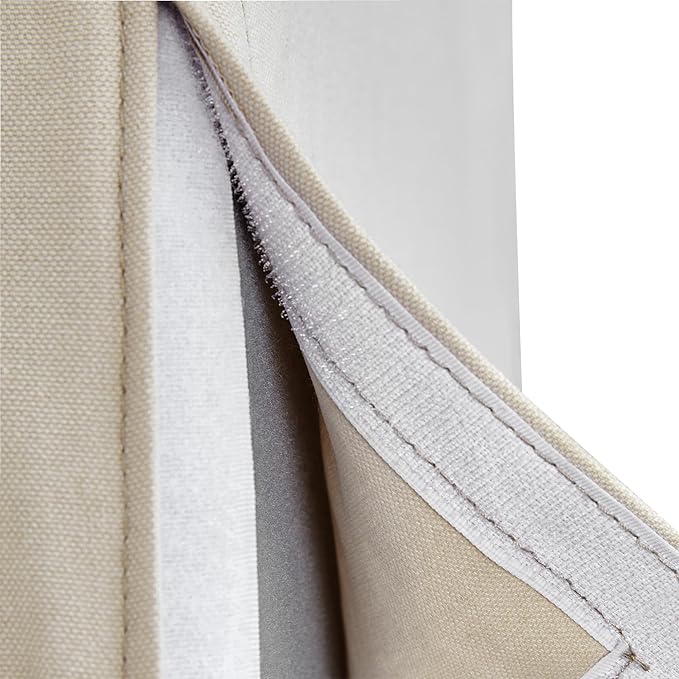 Upholstered Dining Chair Cover Replacement Machine Washable Flax Beige,Only Cover