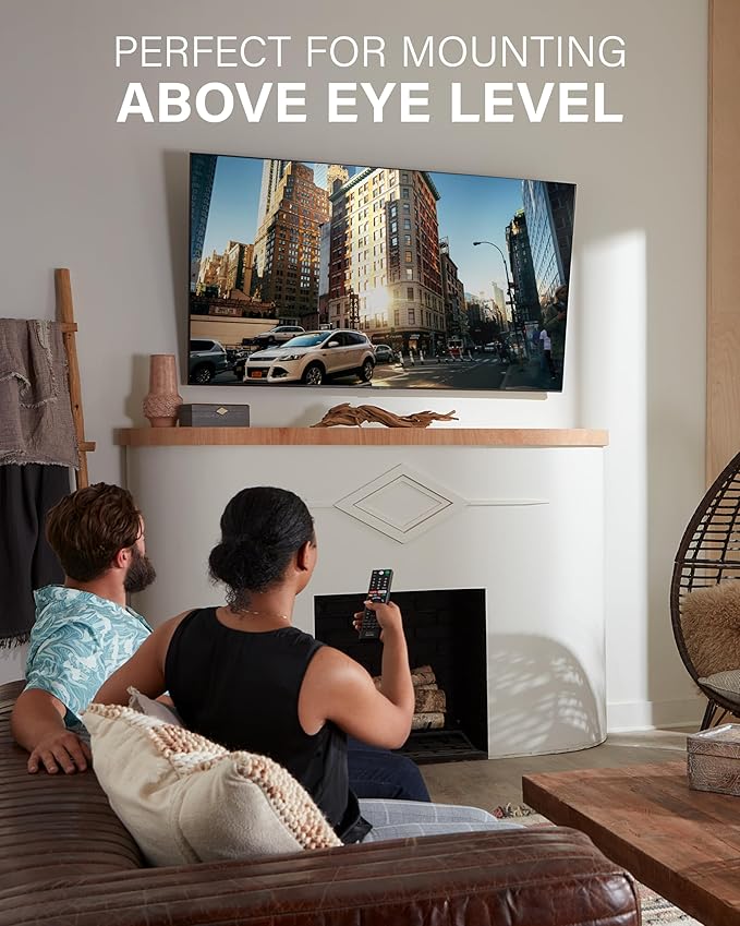 SANUS Tilting TV Wall Mount for 42" to 90" TVs - Low Profile & Universal Design - Fight Screen Glare - Easy 3-Step DIY