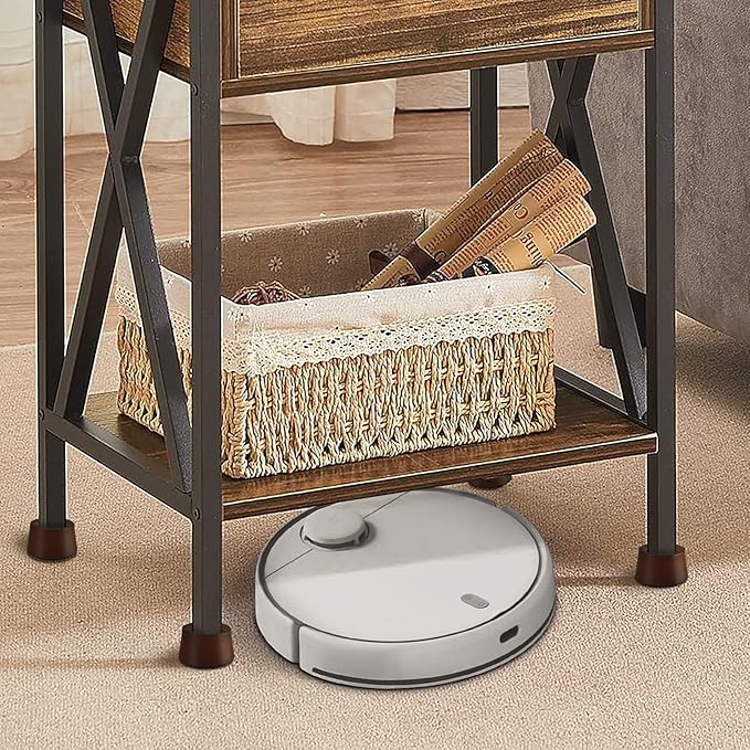 Furniture Raisers Bed Risers - 2 Inch Wooden Circle Heavy Duty Furniture Height Extenders Lifts for Sofa Couch Desk Chair Table Base Raising Space, Convenient Store and Cleaning, Pack of 4