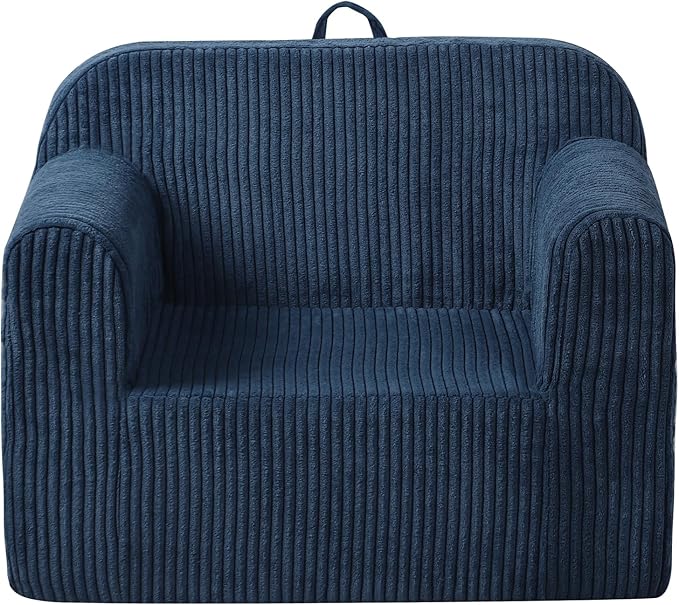Getifun Foam Kids Sofa, Comfy Toddler Couch, Soft Toddler Armchair for Boys and Girls (Blue)