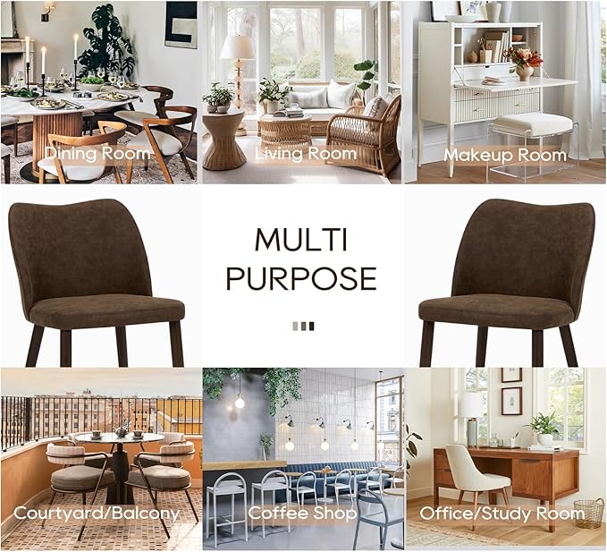 COLAMY 5-Piece Extendable Dining Table Set for 4, 36" Kitchen Round Wood Table with 4 Wooden Dining Room Chairs,Light Brown/Dark Brown