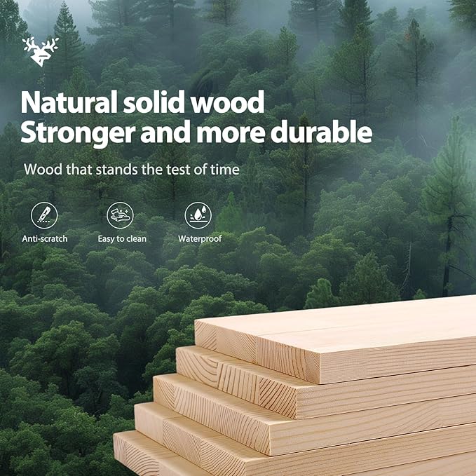 Soild Wood Ladder Book Case Organizer, 4-Tier, Modern Display Bookshelf Wood Frame,Children's Room Free Standing Organizer Storage Cabinet,for Bedroom and Office, Balcony, Walnut