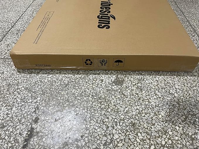 Tribesigns Square Dining Table for 2, 31.5" Industrial Dinner Table with Metal Base, Kitchen Table for Dining Room, Small Space, Apartment, Rustic Brown & Black