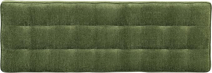 POLY & BARK Luca Bench in Distressed Green Velvet