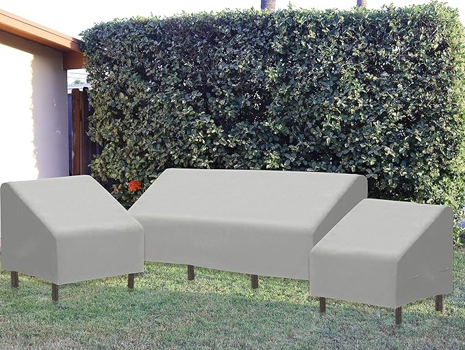 Simple Houseware Patio Chair Covers Waterproof 2 Pack, 39 x 32 x 29 Inches