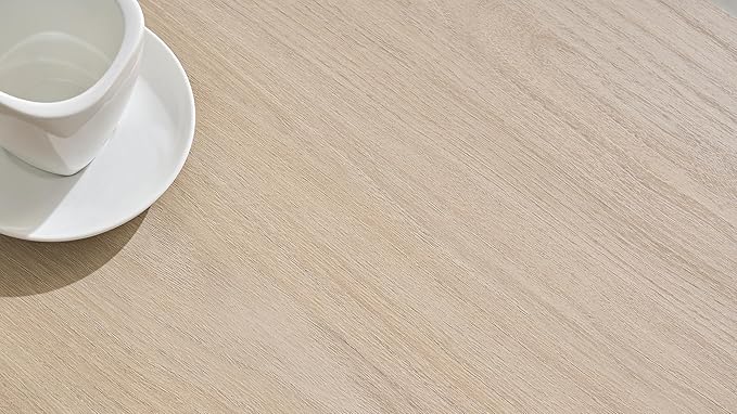 Farmhouse Coffee Table for Living Room, Wood Square Coffee Tables, 31.5" D x 31.5" W, Natural Oak