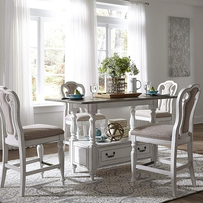 LIBERTY FURNITURE INDUSTRIES, INC. Magnolia Manor Counter Height Chair (RTA)-Set of 2