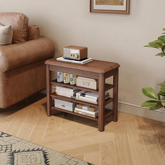 Shoe Rack for Front Door Entrance, Solid Wood Shoe Bench for Closet, Holds Up to 550lbs, Shoe Rack Bench for Entryway, Mudroom, Hallway