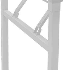 DlandHome Reversible L-Shaped Desk Large Corner Desk Folding Table Computer Desk Home Office Table Computer Workstation,White-N