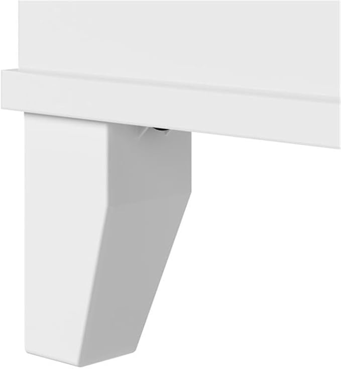 Bush Furniture Somerset Small Accent Storage Cabinet with Doors and Shelves in White, 2 Door Organizer for Home Office, Living Room, Kitchen Pantry, Entryway