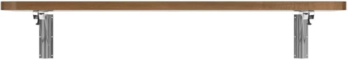 Pmnianhua 31'' Wall Mounted Drop Leaf Table, Folding Table, Fold Down Wall Desk, Floating Desk for Home Office, Small Space (Walnut)