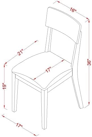 East West Furniture HLAD5-LWH-LC 5 Piece Dinette Set for 4 Includes a Round Dining Table with Pedestal and 4 Faux Leather Dining Room Chairs, 42x42 Inch, Linen White