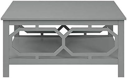 Convenience Concepts Omega Square 36" Coffee Table, Gray