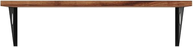 Industrial Rustic Wall-Mounted Table, Dining Table Desk, Pine Wood Wall-Mounted Bar Tables (47"X18")