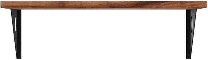 Industrial Rustic Wall-Mounted Table, Dining Table Desk, Pine Wood Wall-Mounted Bar Tables (40"X18")