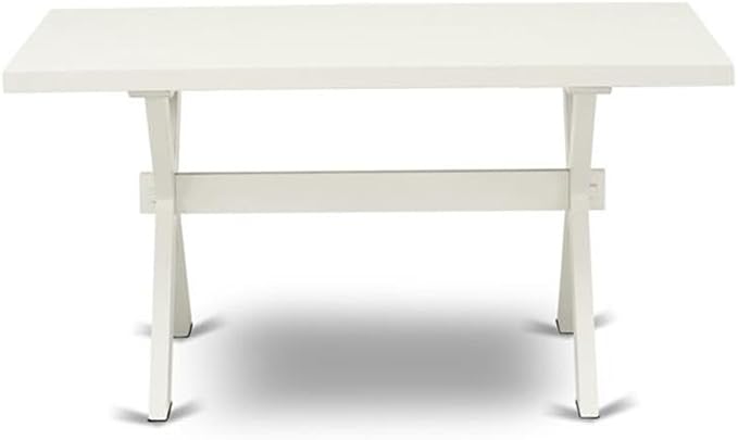 East West Furniture XT026 X-Style Modern Dining Table - a Rectangle Kitchen Table Top with Stylish Legs, 36x60 Inch, Multi-Color