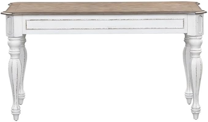 Liberty Furniture Industries Magnolia Manor Lift Top Writing Desk, W56 x D28 x H30, White