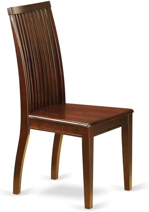 East West Furniture DOIP9-MAH-W 9 Piece Dining Room Furniture Set Includes a Rectangle Wooden Table with Butterfly Leaf and 8 Kitchen Dining Chairs, 42x78 Inch, Mahogany