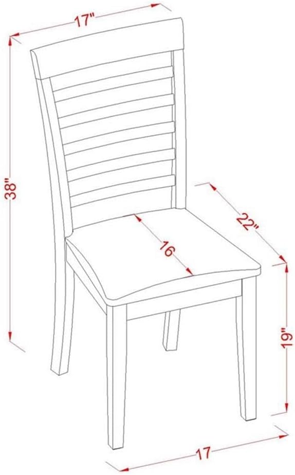 East West Furniture DOML7-MAH-C 7 Piece Kitchen Table & Chairs Set Consist of a Rectangle Dining Room Table with Butterfly Leaf and 6 Linen Fabric Dining Chairs, 42x78 Inch, Mahogany
