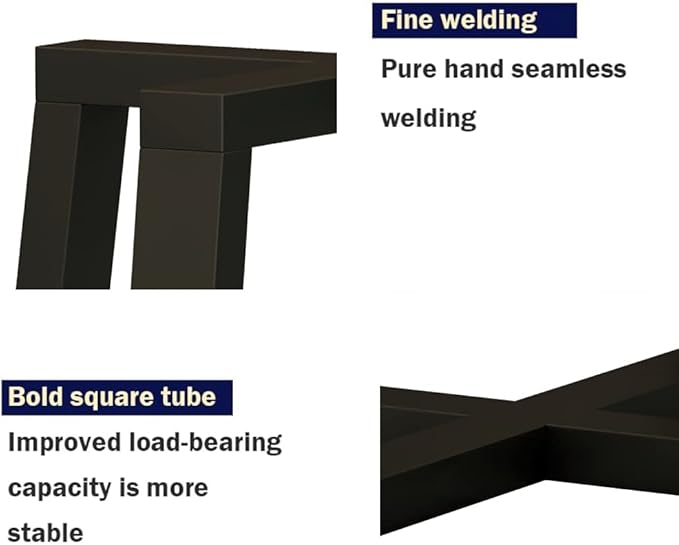 Metal Coffee Table Legs 18 Inch, Heavy Duty Bench Legs Metal Leg for End Table, Modern Desks, Night Stands