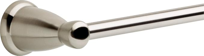 Franklin Brass Kinla 3-Piece Bathroom Set Satin Nickel 24" Towel Bar Rack, Toilet Paper Holder, Ring 3-Piece Hardware KIN3PC-SN