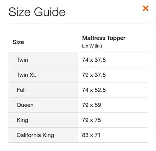 LUCID Mattress Topper, Twin XL, 3 Inch, Memory Foam - Gel Infused Mattress Topper - CertiPUR Certified