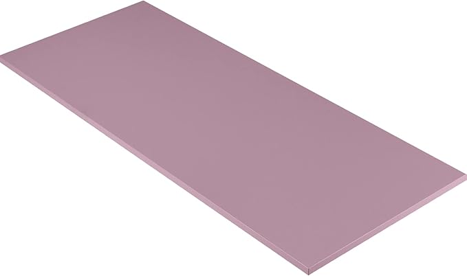 Kaboon Universal Tabletop 59.1"x23.62" Nostalgia Rose, Table Top only for Sit Stand Desk, Reversible Melamine Top,Double Desks Home Office