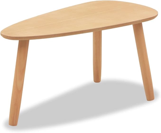 vidaXL Nesting Coffee Table 2 pcs, Side Tables with Solid Pine Wood Legs, Scandinavian Style End Table for Living Room, Brown