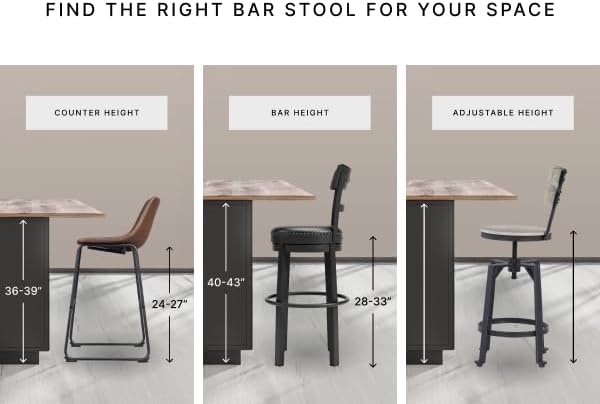 Signature Design by Ashley Gesthaven Solid Wood Frame Counter Height Barstool, Set of 2, Natural/Brown