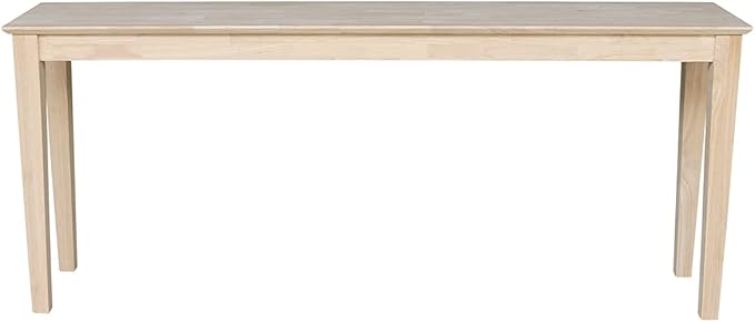 Solid Wood Extended Length Shaker Console Table - 72" Wide