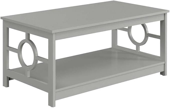 Convenience Concepts Ring Coffee Table, Gray